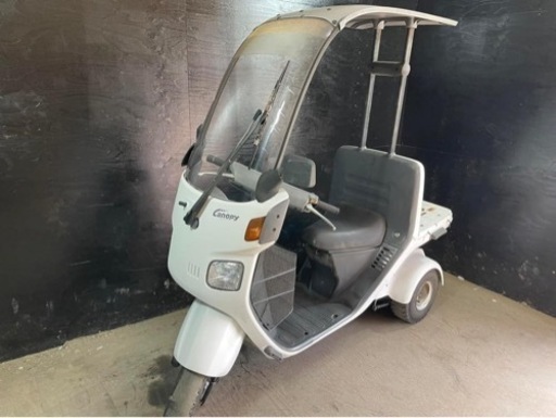 ★お支払い総額4.8万円★ 買取強化中！どんな車両も1万円～保証します！ ホンダ ジャイロキャノピー TA02 2スト！カスタムベースに♪ 配達にも♪