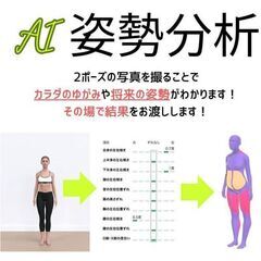 ７月２７日　無料AI姿勢分析体験