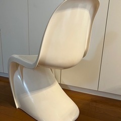 PANTON パントンチェア リプロダクト ミッドセンチュリー 美品 白 艶ありの画像