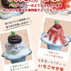 夏限定！大滝かき氷を販売