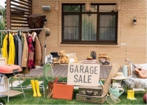 今から！本日限定ガレージセール！