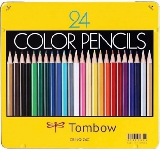 大幅値下げ‼️✴️新品、未開封✳️トンボ鉛筆　色鉛筆24色セット