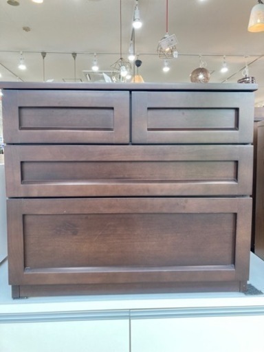 【トレファク高槻店】取りに来られる方限定！IDC大塚家具の３段チェストのご紹介です！