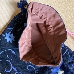 手作りポーチ　大と小　二袋セットの画像