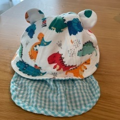 ベビー帽子　44サイズ　恐竜ハットの画像