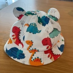 ベビー帽子　44サイズ　恐竜ハット