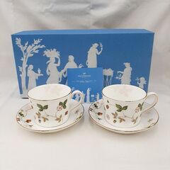 WEDGEWOOD ワイルドストロベリー ティーカップ&ソーサー...