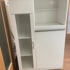 食器棚　レンジラックの画像