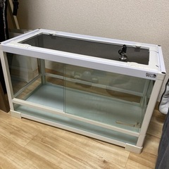 【引き取り予定者確定しました】ペット用　ケージ　ガラスの画像