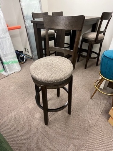 【アメリカン家具】ダイニングテーブル4脚付き