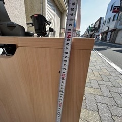 対面カウンターテーブル　デスクの画像