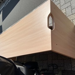 対面カウンターテーブル　デスクの画像