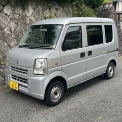  9.5万km スズキ エブリィバン ETC 新品シートカバー