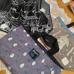 決まりました！ムーミンバッグ3点