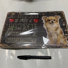 チワワ　HOME   サインプレート　