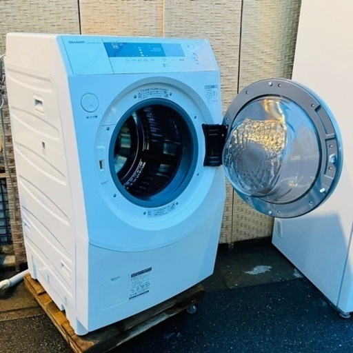 売約済み】 シャープ｜SHARP ES-ZH1-WR ドラム式洗濯乾燥機 ホワイト系