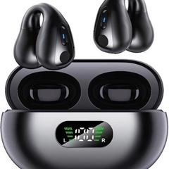 【新品未使用】【新発想 耳を塞がない ワイヤレスイヤホン】blu...