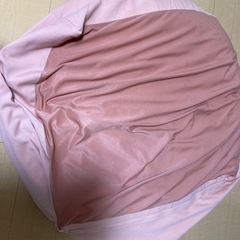 無印良品　ビーズクッション　ビーズソファ　ピンク　大の画像