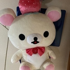 リラックマのぬいぐるみの画像