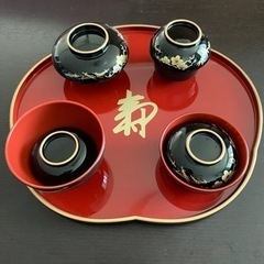 未使用　お食い初めセット　歯固め石付き