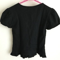 コムサイズム　黒　Tシャツ　女の子　150A 子供服の画像