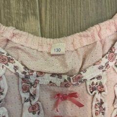 女児　ピンクトップス 130の画像