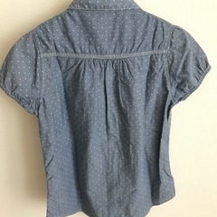 デニムTシャツ　ノーブランド　150 女の子　子供服の画像