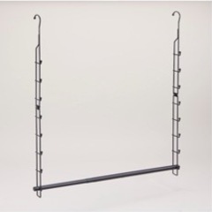 【未使用】クローゼット吊り下げハンガー　伸縮式の画像