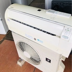 配送取付込み　📩　シャープ SHARP AY-E22EX [高濃度プラズマクラスター25000搭載・お掃除エアコン （6畳・100V対応） ホワイト系 E-EXシリーズ]