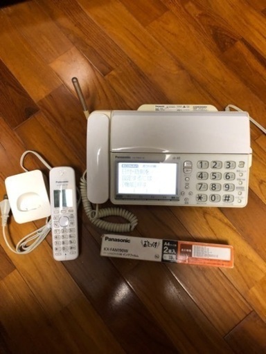 パナソニック　ファックス電話機　子機付き