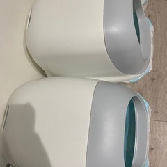 猫のトイレ　ドームタイプ　グレー