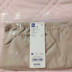 「美品」GU ボウタイ・レトロプリントワンピース（ペチコート付き）の画像