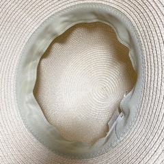 新品スペイン購入 麦わら帽子 ストローハット つば広の画像