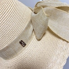 新品スペイン購入 麦わら帽子 ストローハット つば広の画像