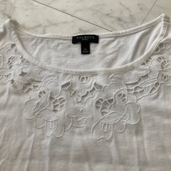 タルボット　白レースTシャツ Sの画像