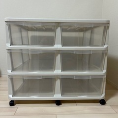 【値下げ】押し入れ収納（クリア）