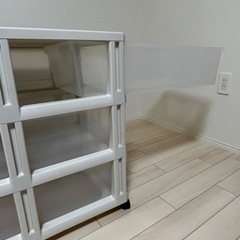 【値下げ】押し入れ収納（クリア）の画像