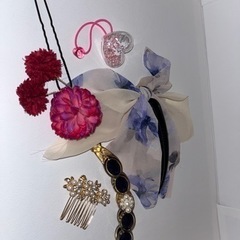 ヘアアクセサリー五種