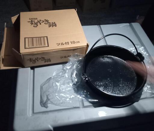 値下げ　新品のすき焼き土鍋