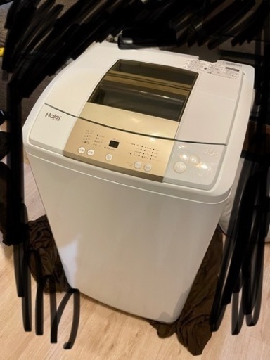 【受け渡し予定者決定】ハイアール 洗濯機 7kg  美品