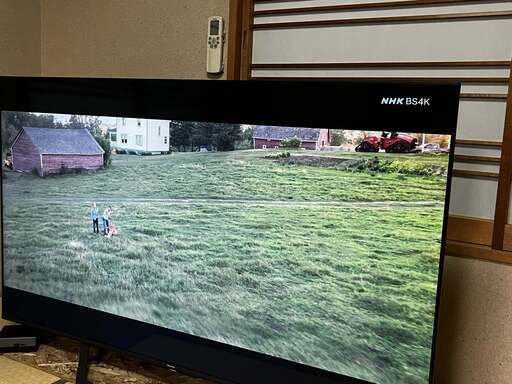ほぼ新品　65型4K内蔵テレビ 2022/2購入　2027年まで保証　録画HD付