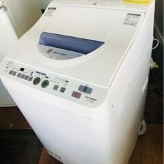 配送・設置可能」 シャープ SHARP ES-TG55L-A [たて型洗濯乾燥機（5.5kg）
