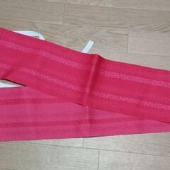 作り帯　赤　リボンの画像