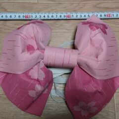 作り帯　ピンク　桜の画像