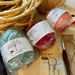 かごバッグ手作りキット一式！の画像