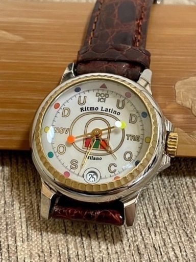 [希少:美品/稼働]リトモラティーノ/Ritmo Latino Milano Presents 世界3000本限定/クロコ/腕時計