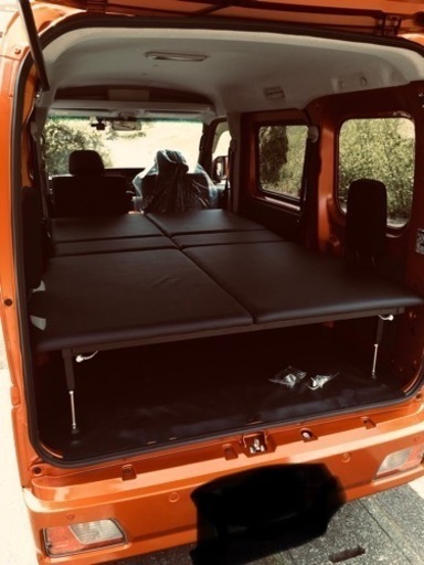車中泊ベッドキット&サンシェード　新型ハイゼットカーゴ、アトレー用