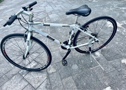 GIOS ジオスクロスバイクMISTRALミストラル白 (ヤマモト) 大橋の