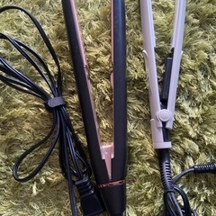 【中古】ヘアアイロン　ストレート　2本セットの画像