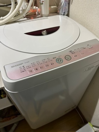 SHARP 洗濯機　6kg ピンク